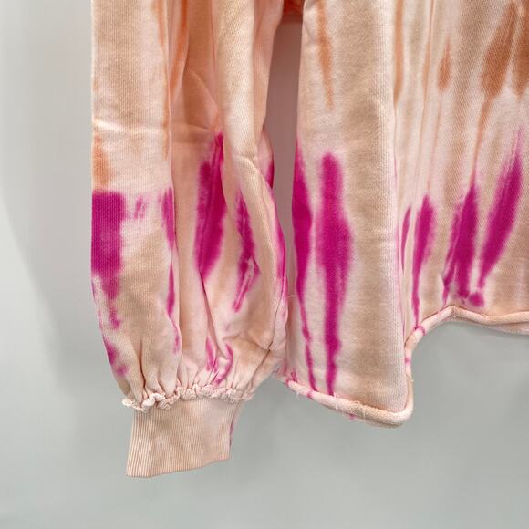 Z SUPPLY NWT Evereve Tempest Pullover Tie Dye Raw Hem Sweatshirt // S - Picture 9 of 11